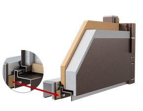 Входная термодверь Snegir PRO Букле коричневый - Бьянко S60-L1 с двойным листом металла фото 7 Входная термодверь Snegir PRO Букле коричневый - Бьянко S60-L1 с двойным листом металла фото 7