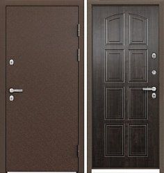 Входная дверь Snegir-60 МР RAL 8019 КТ Дуб Мореный TS-6 фото 2 Входная дверь Snegir-60 МР RAL 8019 КТ Дуб Мореный TS-6 фото 2