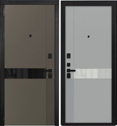 Прага Черный Муар МДФ Velluto Caffe - Серый софт, стекло лакобель с рисунком Прага Черный Муар МДФ Velluto Caffe - Серый софт, стекло лакобель с рисунком