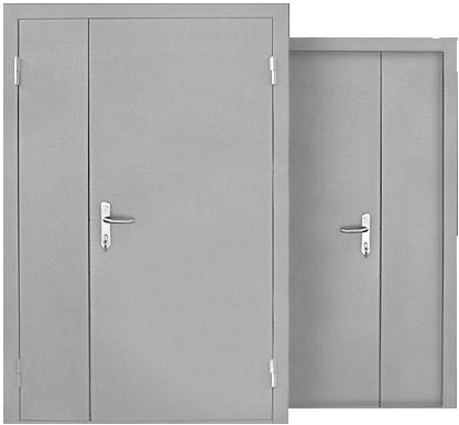 552 556 - Входная дверь техническая двустворчатая (любой размер до 2,7 кв.м)
