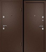 Входная дверь металлическая Ника-101 Антик-медь в дом