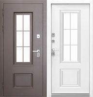 Люксор Termo 3 Букле шоколад - Эмалит белый, короб внутри белый, с терморазрывом