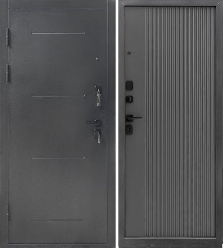 Дверь Форпост Монблан Г цвет Графит 26 Дверь Форпост Монблан Г цвет Графит 26