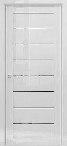 Albero Мегаполис Сеул с зеркалом, ширина полотна 600мм, цвет Белый глянец