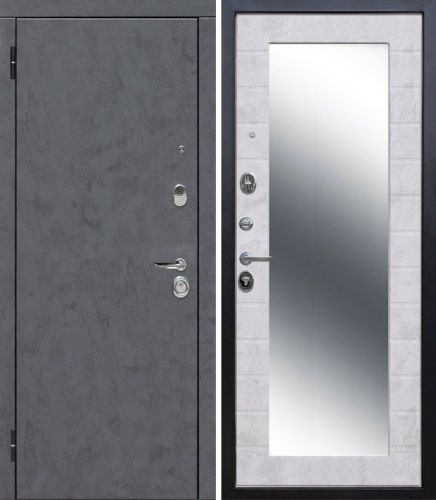 Монтана зеркало Бетон графит - Бетон Снежный Монтана зеркало Бетон графит - Бетон Снежный