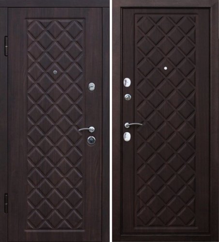 Входная дверь в квартиру Kamelot МДФ Вишня тёмная