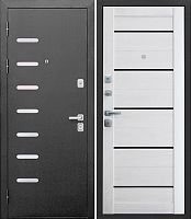 Входная дверь Феррони 9 см Серебро Астана милки Царга