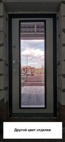 Центурион Т-2-2025 PREMIUM Антрацит муар-Софт ясень грей (цвет стекла Grey) фото 3