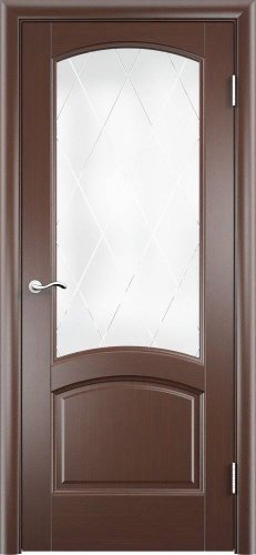 - Двери Холл Криста Лайт шпон со стеклом фото 2 - Двери Холл Криста Лайт шпон со стеклом фото 2