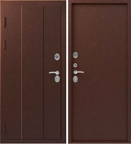 Уличная дверь Эталон X-100 металл / металл Уличная дверь Эталон X-100 металл / металл