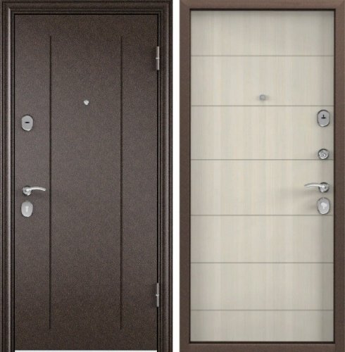 Входная дверь в квартиру Delta-100 Медь RGSO Перламутр белый D22 Входная дверь в квартиру Delta-100 Медь RGSO Перламутр белый D22