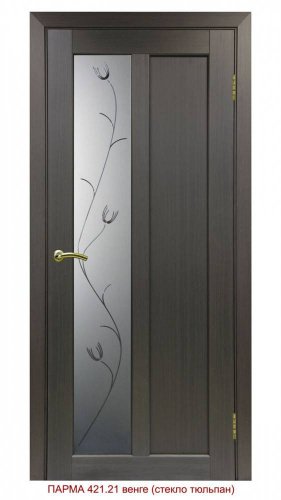 - Optima Porte Парма 421.21 Экошпон со стеклом фото 7 - Optima Porte Парма 421.21 Экошпон со стеклом фото 7