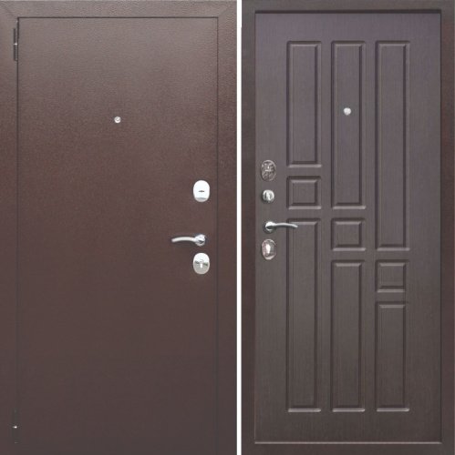 Низкая входная высотой 1800мм Гарда медный антик Венге Низкая входная высотой 1800мм Гарда медный антик Венге