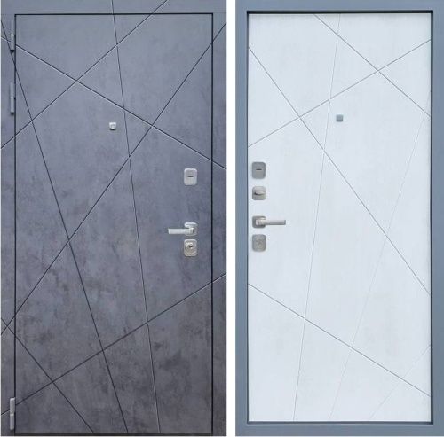 Дверь стальная Бронекс YoDoors-7 Бетон графит/Серый муар-Бетон снежный Дверь стальная Бронекс YoDoors-7 Бетон графит/Серый муар-Бетон снежный