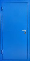 Синяя входная дверь Z-1 Blue металл-металл