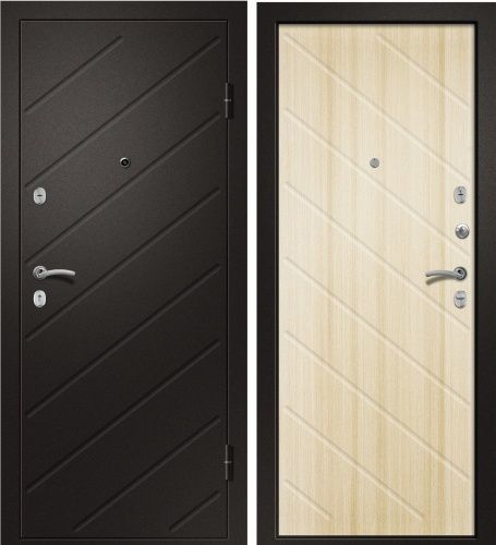 Ника-121 Сатин чёрный - МДФ Дуб светлый ЭКО 171 Ника-121 Сатин чёрный - МДФ Дуб светлый ЭКО 171