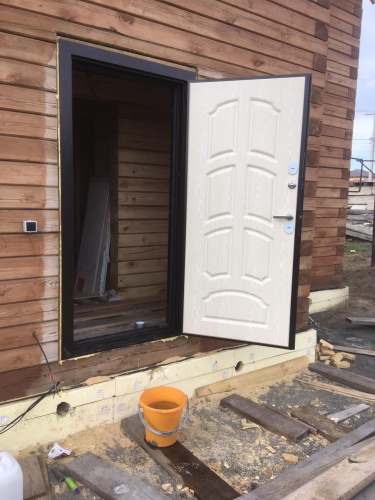 Входная дверь Триера-21 с терморазрывом МДФ ПВХ Дуб беленый НП 168 (VINORIT) фото 2 Входная дверь Триера-21 с терморазрывом МДФ ПВХ Дуб беленый НП 168 (VINORIT) фото 2