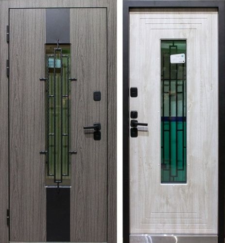 Термо-Лондон Черный Муар МДФ VINORIT Volkan Oak - VINORIT Polar Oak