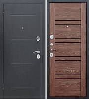 Входная дверь 7,5 см Гарда Серебро Шале корица Царга