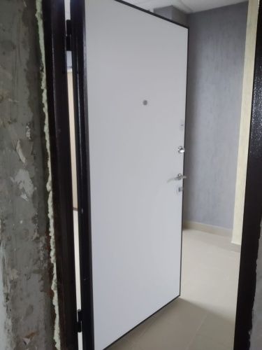 Входная дверь в квартиру Delta-10M Медь Дуб белый матовый фото 6 Входная дверь в квартиру Delta-10M Медь Дуб белый матовый фото 6