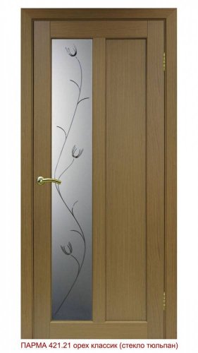 - Optima Porte Парма 421.21 Экошпон со стеклом - Optima Porte Парма 421.21 Экошпон со стеклом