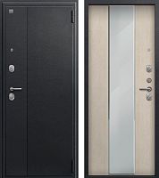 Центурион SEZAM А-04 Черный сатин-Седой дуб (зеркало)