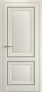 Albero Империя Спарта-2 с молдингом, ширина полотна 600мм, цвет Ваниль, Глухое