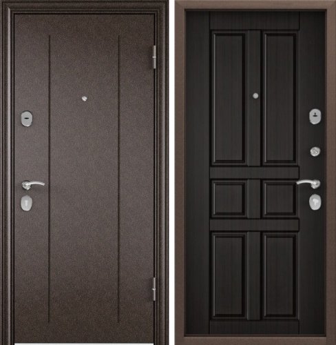 Входная дверь в квартиру Delta-10M Медь RGSO Венге D12 Входная дверь в квартиру Delta-10M Медь RGSO Венге D12