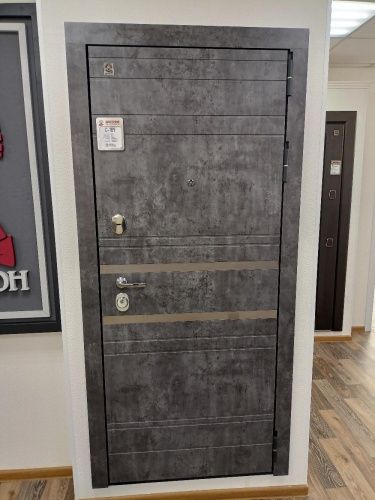 Центурион С-109-2024 Серый муар+МДФ Серый камень - МДФ Базальт фото 2