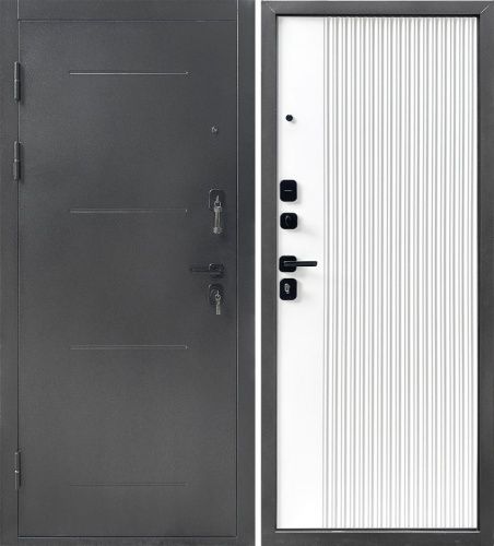 Дверь Форпост Монблан Б цвет Софт белый 25 Дверь Форпост Монблан Б цвет Софт белый 25