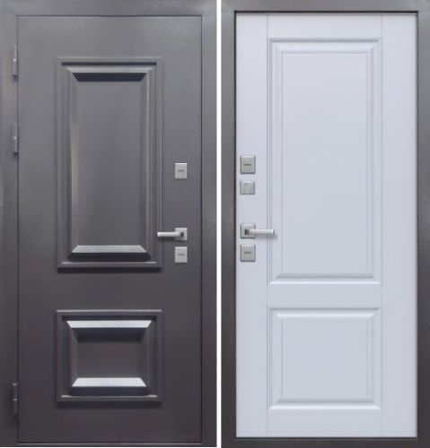 11см Протерма Багет Букле Антрацит - МДФ Велюр белый софт 11см Протерма Багет Букле Антрацит - МДФ Велюр белый софт