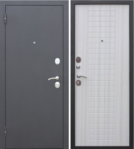 Входная дверь в квартиру Гарда Муар 8мм Белый ясень Входная дверь в квартиру Гарда Муар 8мм Белый ясень