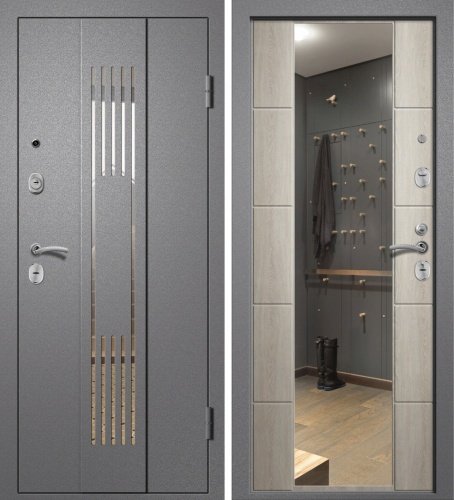 Медея-321 (М5) Букле серый МДФ Филадельфия Грей 113Z Зеркало фото 2 Медея-321 (М5) Букле серый МДФ Филадельфия Грей 113Z Зеркало фото 2