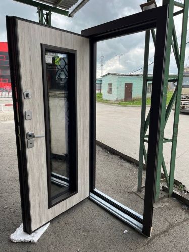 Дверь стальная Эталон Термо-СП10 Шоколад муар блеск Дверь стальная Эталон Термо-СП10 Шоколад муар блеск