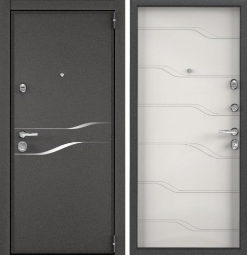 Входная дверь в квартиру Super Omega-100 Колоре гриджио SP-15 СТ Милк матовый SO-HT-6 Входная дверь в квартиру Super Omega-100 Колоре гриджио SP-15 СТ Милк матовый SO-HT-6