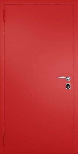 Красная входная дверь Z-1 Red металл-металл Красная входная дверь Z-1 Red металл-металл