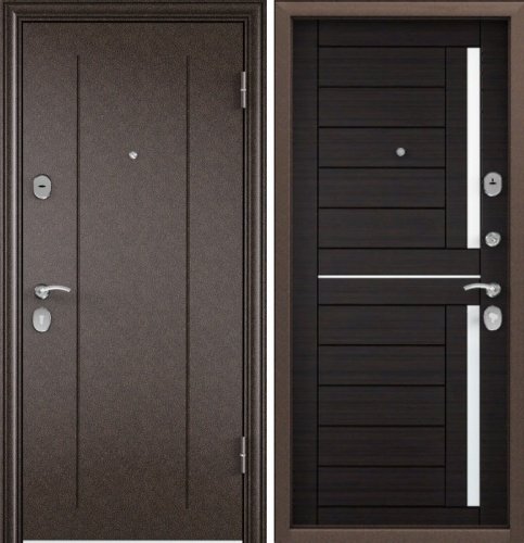 Входная дверь в квартиру Delta-10M Медь RGSO Венге DPC-2W Входная дверь в квартиру Delta-10M Медь RGSO Венге DPC-2W