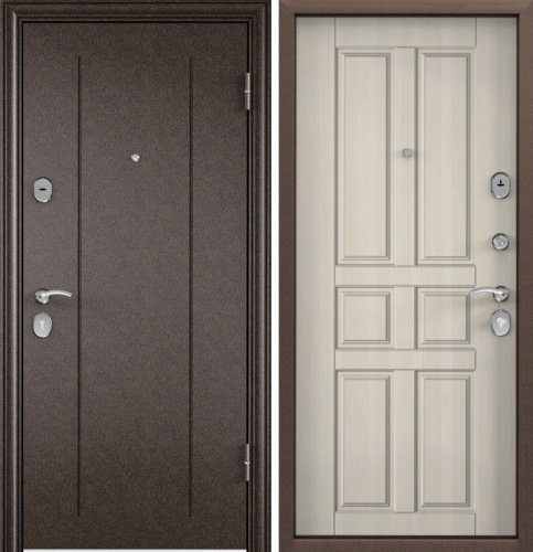 Входная дверь в квартиру Delta-10M Медь RGSO Перламутр белый D12 Входная дверь в квартиру Delta-10M Медь RGSO Перламутр белый D12