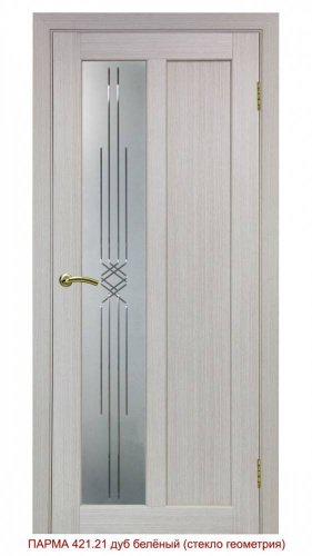 - Optima Porte Парма 421.21 Экошпон со стеклом фото 6 - Optima Porte Парма 421.21 Экошпон со стеклом фото 6