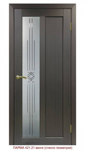 - Optima Porte Парма 421.21 Экошпон со стеклом фото 8 - Optima Porte Парма 421.21 Экошпон со стеклом фото 8