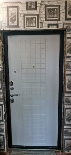 Входная дверь в квартиру Гарда Муар 8мм Белый ясень фото 3 Входная дверь в квартиру Гарда Муар 8мм Белый ясень фото 3