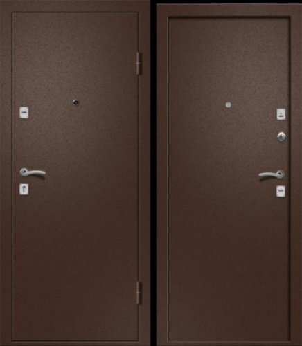 Входная дверь металлическая Ника-101 Антик-медь в дом фото 2 Входная дверь металлическая Ника-101 Антик-медь в дом фото 2