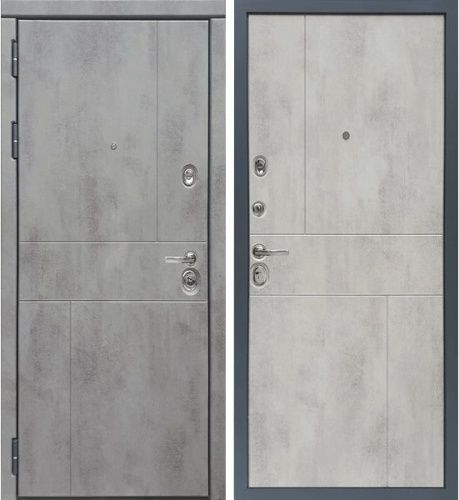 Входная дверь СТР-21 Бетон темный/Серый муар-Бетон светлый Входная дверь СТР-21 Бетон темный/Серый муар-Бетон светлый