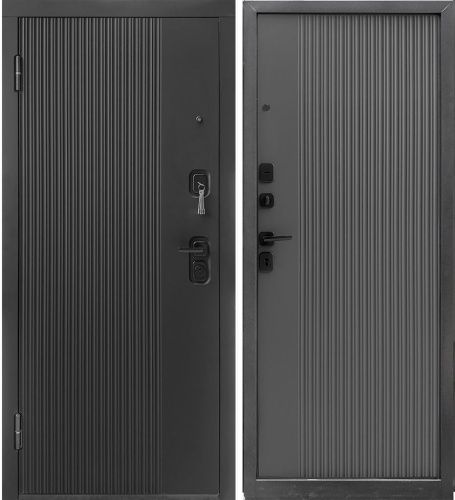 Дверь Форпост Спарта Г цвет Графит 28