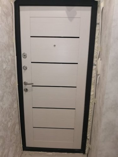 Входная дверь в квартиру Эверест Царга Б Дуб белёный фото 2