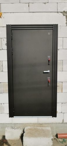 Центурион Т-2-2026 Шоколадный муар-Дуб янтарный (терморазрыв) фото 2