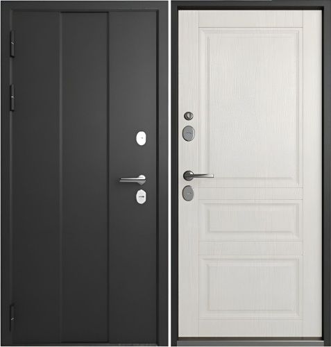 Эталон Термо-4 Черный букле - Астана эш уайт (терморазрыв) Эталон Термо-4 Черный букле - Астана эш уайт (терморазрыв)