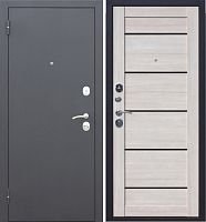 Гарда муар Лиственница мокко Царга (узкие стекла)