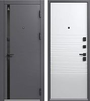 Центурион ЛЮКС-5 Антрацит муар+МДФ Кашемир графит-Кашемир белый