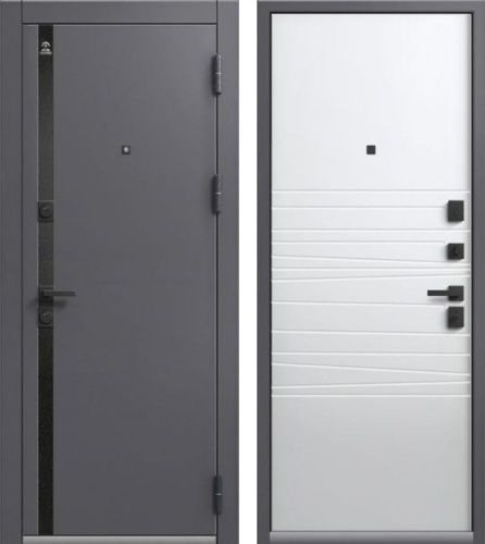 Центурион ЛЮКС-5 Антрацит муар+МДФ Кашемир графит-Кашемир белый Центурион ЛЮКС-5 Антрацит муар+МДФ Кашемир графит-Кашемир белый